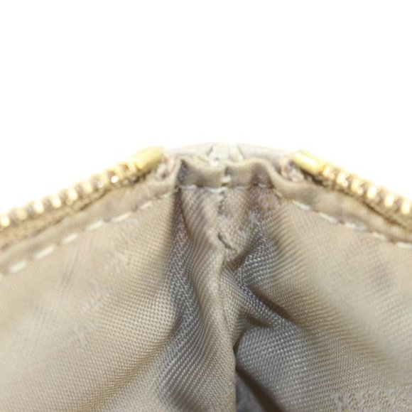 Burberry Ivory Check Embossed Toiletry Cosmetic Pouch 1220b46 - Picture 12 of 12